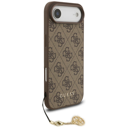 MagSafe futrola za Apple iPhone 17 Air, Guess, 4G Charm Cradle, smeđa