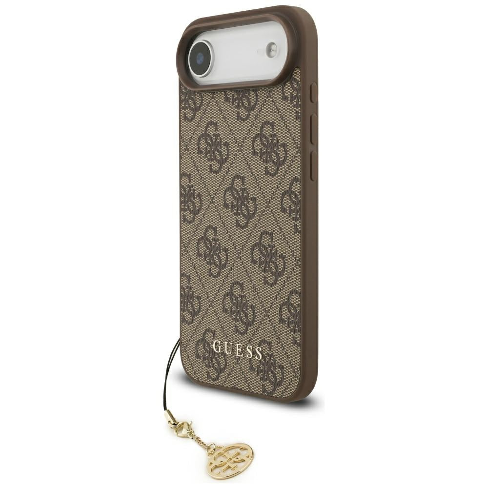 MagSafe futrola za Apple iPhone 17 Air, Guess, 4G Charm Cradle, smeđa