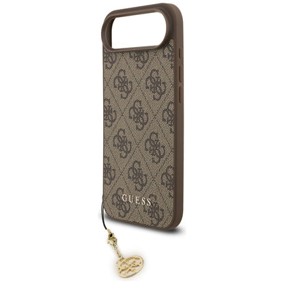 MagSafe futrola za Apple iPhone 17 Air, Guess, 4G Charm Cradle, smeđa
