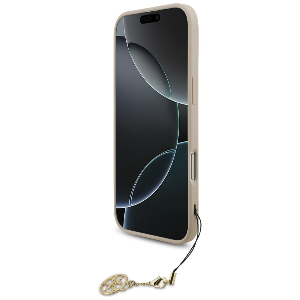 MagSafe futrola za Apple iPhone 17 Air, Guess, 4G Charm Cradle, Roza