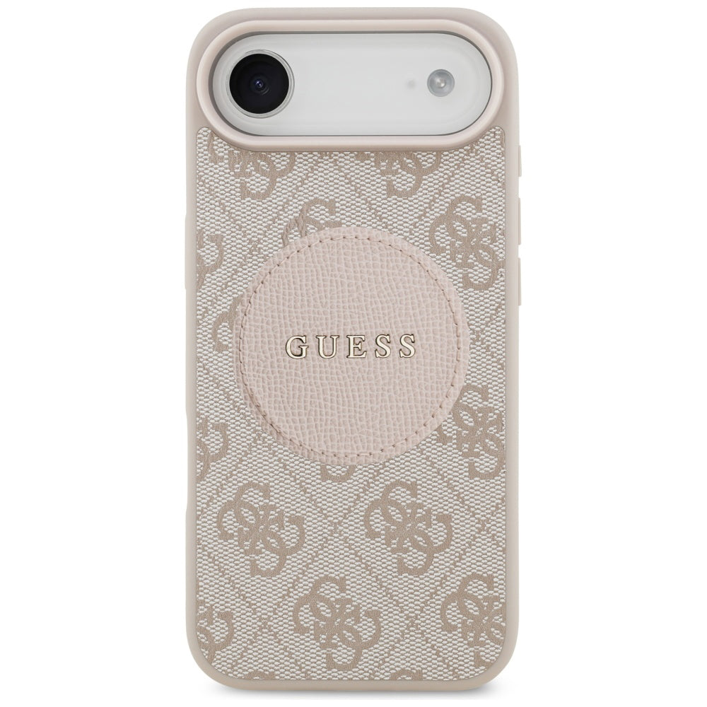 MagSafe futrola za Apple iPhone 17 Air, Guess, 4G Circle Classic Logo, Roza