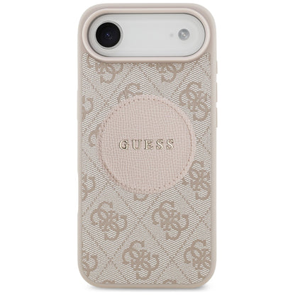 MagSafe futrola za Apple iPhone 17 Air, Guess, 4G Circle Classic Logo, Roza