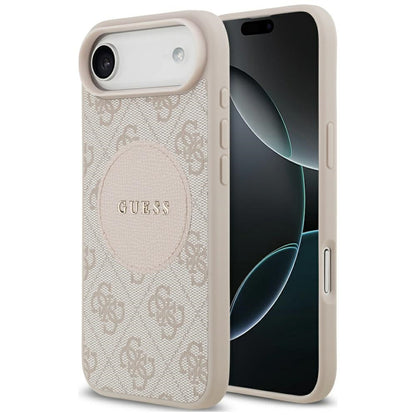 MagSafe futrola za Apple iPhone 17 Air, Guess, 4G Circle Classic Logo, Roza