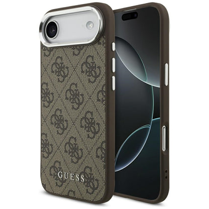 MagSafe futrola za Apple iPhone 17 Air, Guess, 4G Classic Logo, smeđa