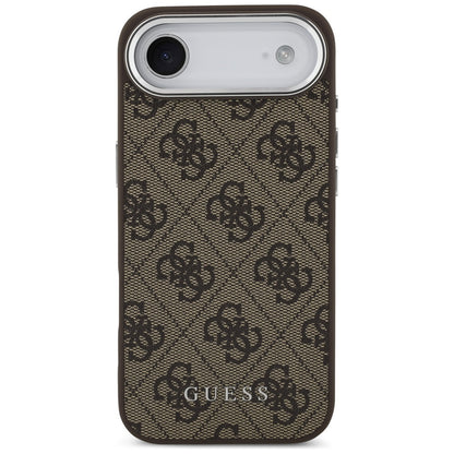 MagSafe futrola za Apple iPhone 17 Air, Guess, 4G Classic Logo, smeđa