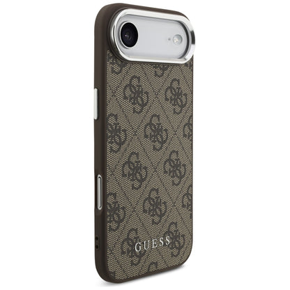 MagSafe futrola za Apple iPhone 17 Air, Guess, 4G Classic Logo, smeđa