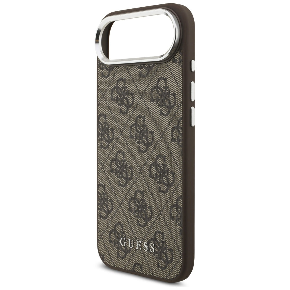 MagSafe futrola za Apple iPhone 17 Air, Guess, 4G Classic Logo, smeđa