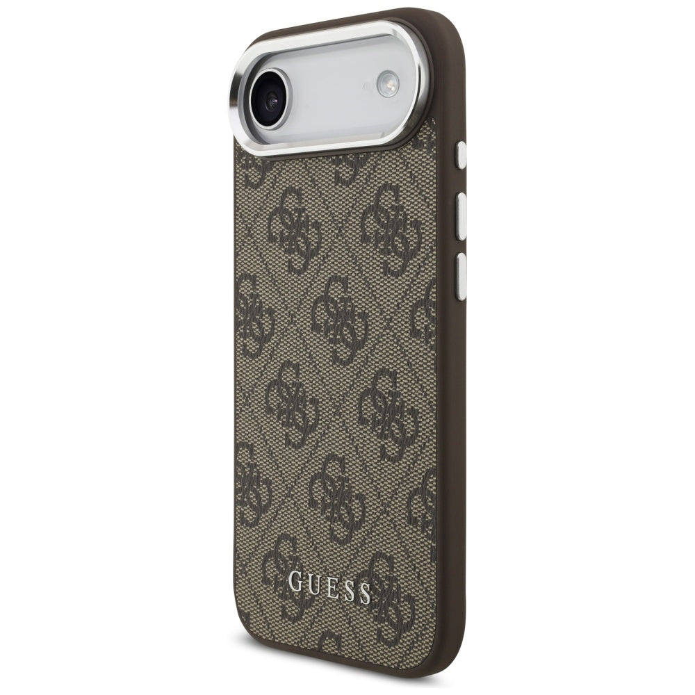 MagSafe futrola za Apple iPhone 17 Air, Guess, 4G Classic Logo, smeđa