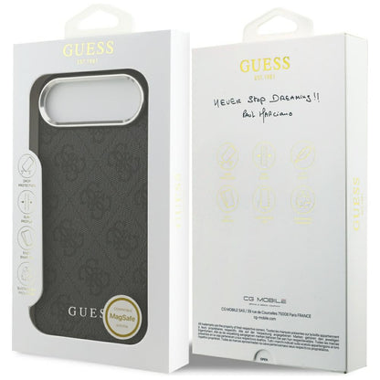 MagSafe futrola za Apple iPhone 17 Air, Guess, 4G Classic Logo, Crna