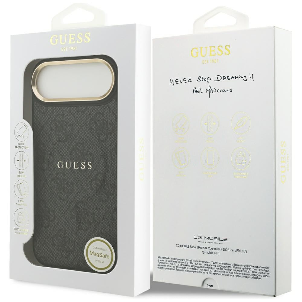 MagSafe futrola za Apple iPhone 17 Air, Guess, 4G Classic, Crna