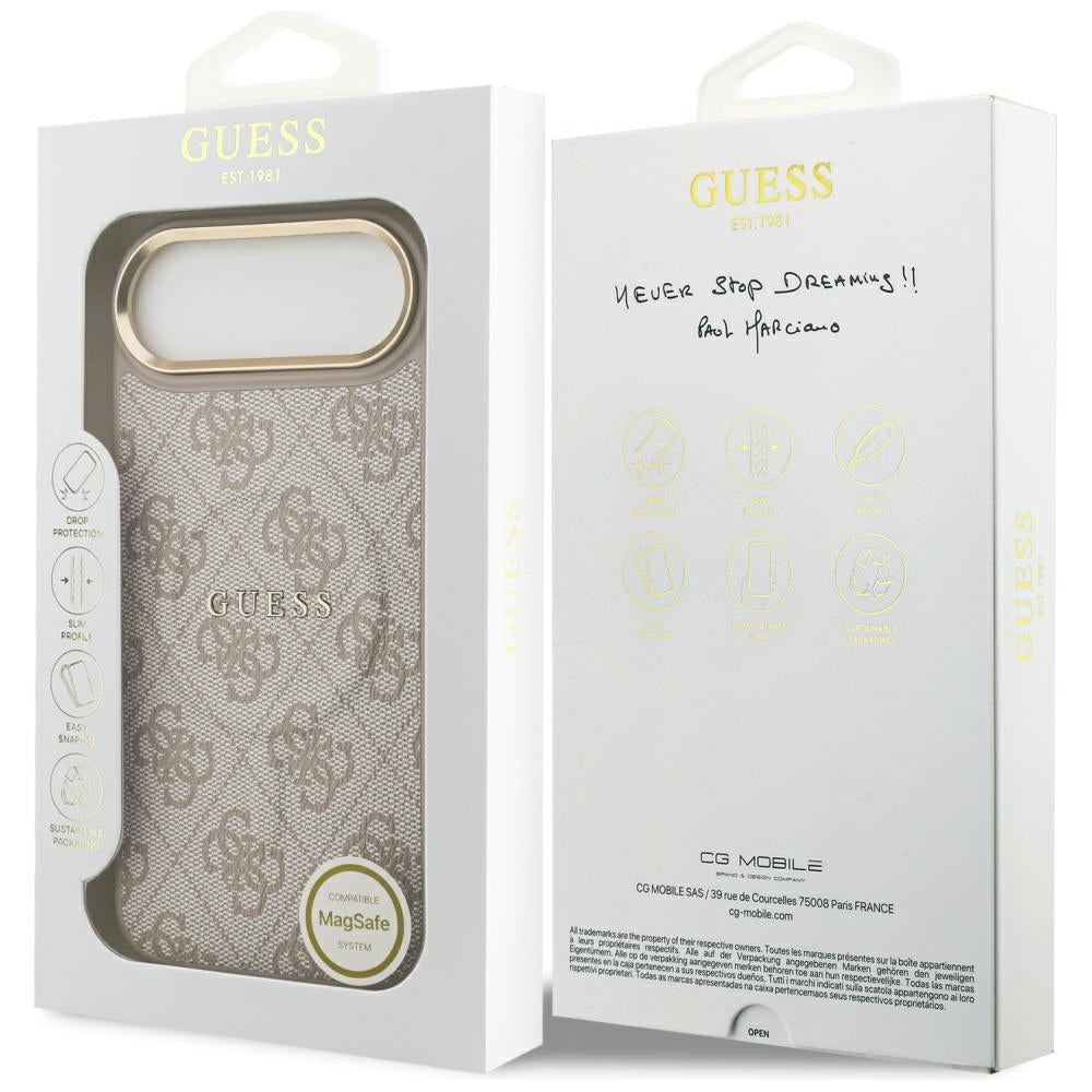 MagSafe futrola za Apple iPhone 17 Air, Guess, 4G Classic, Roza