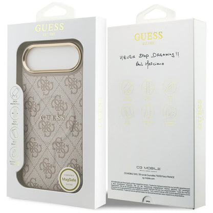 MagSafe futrola za Apple iPhone 17 Air, Guess, 4G Classic, Roza