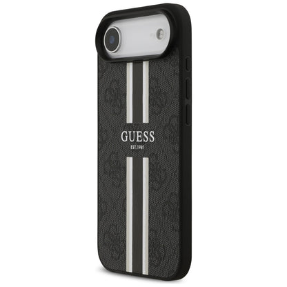 MagSafe futrola za Apple iPhone 17 Air, Guess, 4G Printed Stripes, Crna