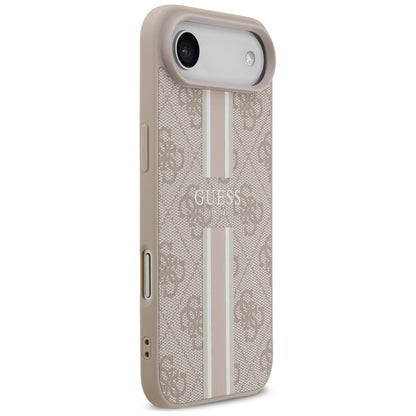 MagSafe futrola za Apple iPhone 17 Air, Guess, 4G Printed Stripes, Roza
