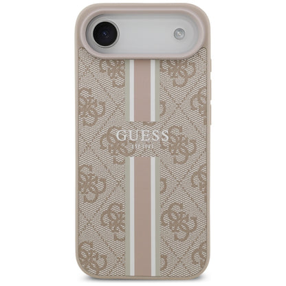 MagSafe futrola za Apple iPhone 17 Air, Guess, 4G Printed Stripes, Roza