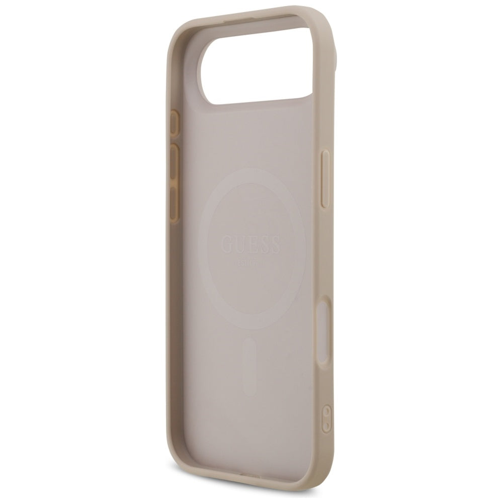 MagSafe futrola za Apple iPhone 17 Air, Guess, 4G Printed Stripes, Roza