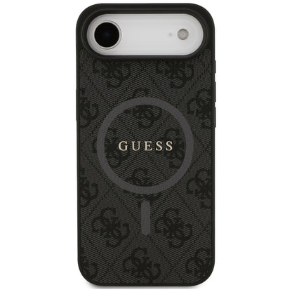 MagSafe futrola za Apple iPhone 17 Air, Guess, 4G Ring Classic Logo, Crna