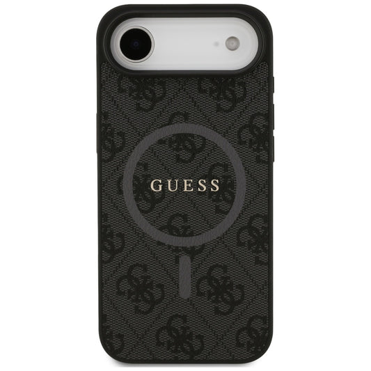MagSafe futrola za Apple iPhone 17 Air, Guess, 4G Ring Classic Logo, Crna