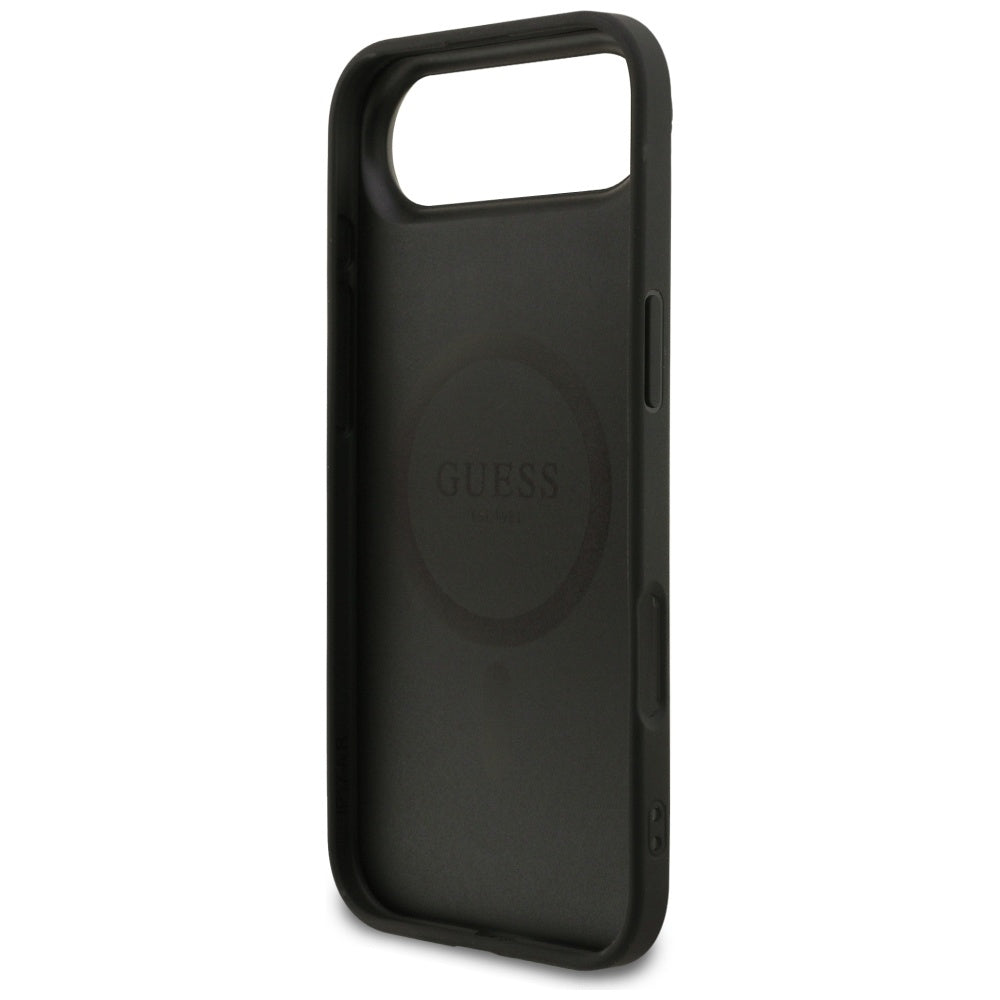 MagSafe futrola za Apple iPhone 17 Air, Guess, 4G Ring Classic Logo, Crna