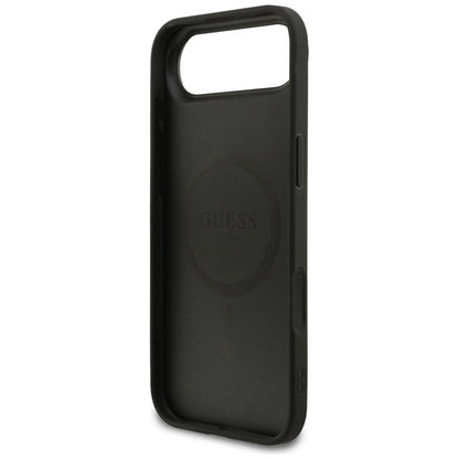 MagSafe futrola za Apple iPhone 17 Air, Guess, 4G Ring Classic Logo, Crna