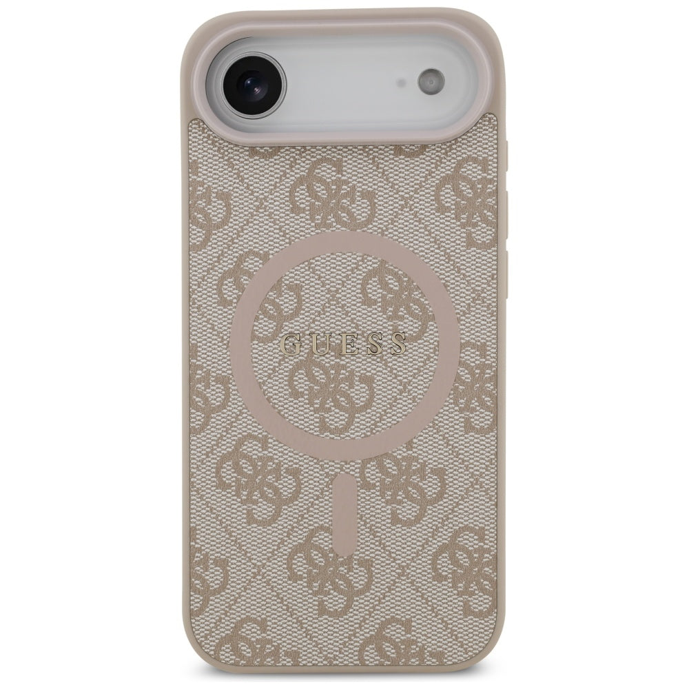 Futrola MagSafe za Apple iPhone 17 Air, Guess, 4G Ring Classic Logo, Roza