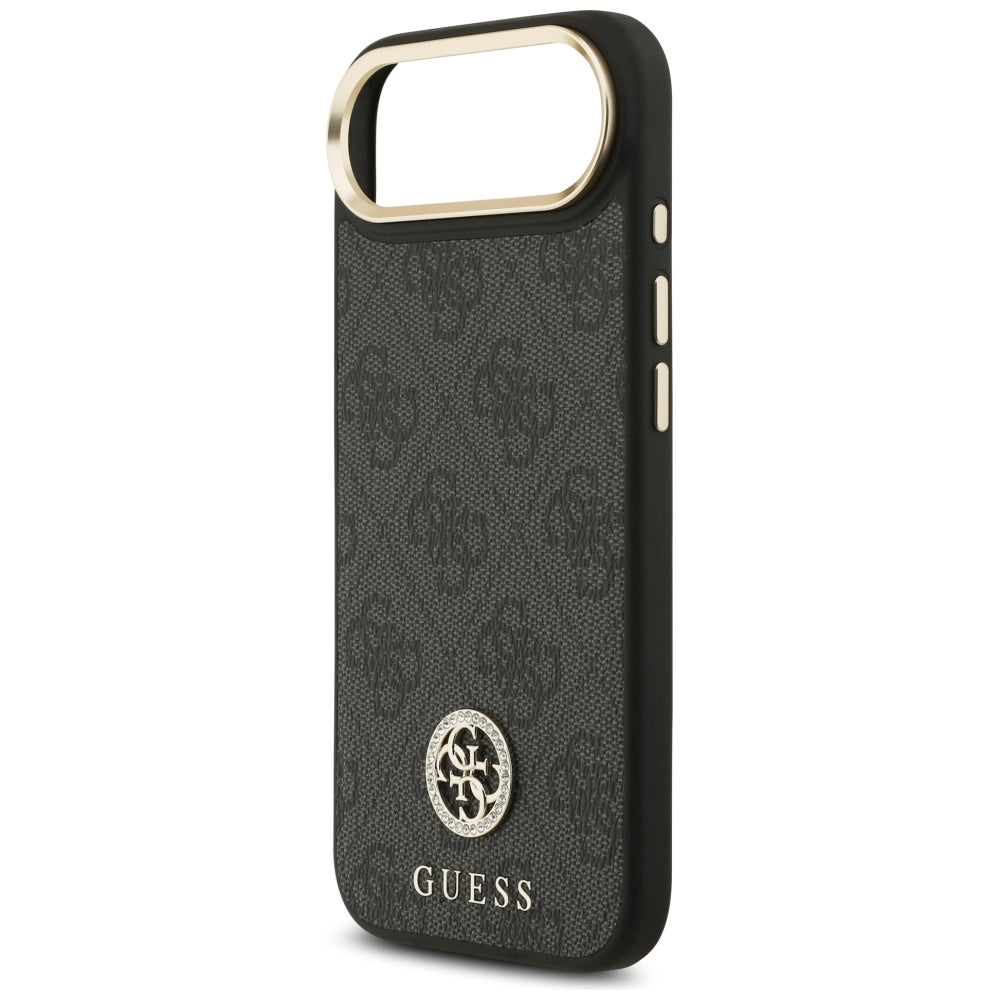 MagSafe futrola za Apple iPhone 17 Air, Guess, 4G Strass Logo, Crna