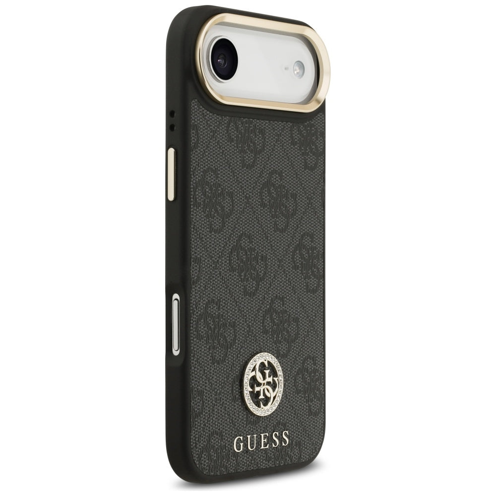 MagSafe futrola za Apple iPhone 17 Air, Guess, 4G Strass Logo, Crna