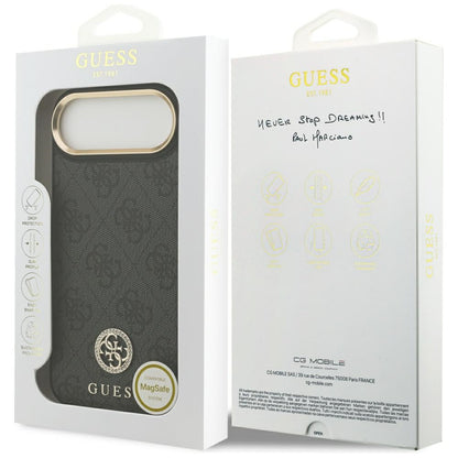 MagSafe futrola za Apple iPhone 17 Air, Guess, 4G Strass Logo, Crna