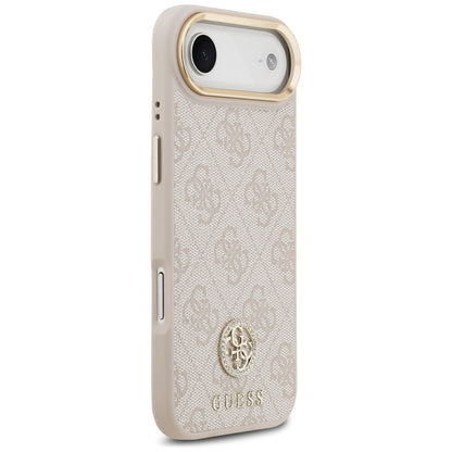 MagSafe futrola za Apple iPhone 17 Air, Guess, 4G Strass Logo, Roza