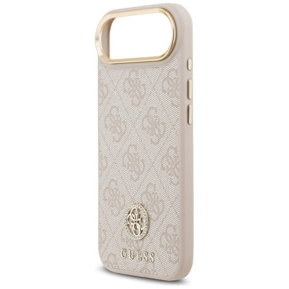 MagSafe futrola za Apple iPhone 17 Air, Guess, 4G Strass Logo, Roza