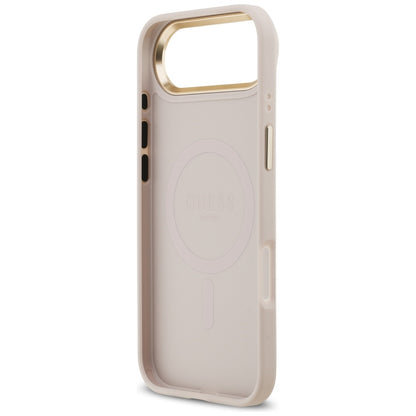 MagSafe futrola za Apple iPhone 17 Air, Guess, 4G Stripe, Roza