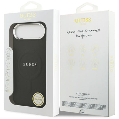 MagSafe futrola za Apple iPhone 17 Air, Guess, Classic Logo, Crna