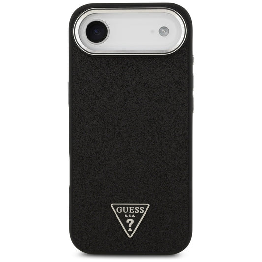 MagSafe futrola za Apple iPhone 17 Air, Guess, Glitter Triangle Logo, Crna