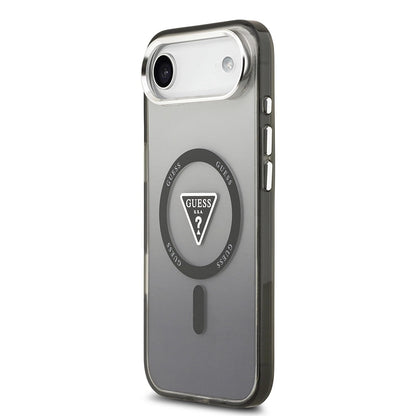 MagSafe futrola za Apple iPhone 17 Air, Guess, IML Gradient Triangle Logo, Crna