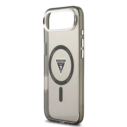 MagSafe futrola za Apple iPhone 17 Air, Guess, IML Gradient Triangle Logo, Crna