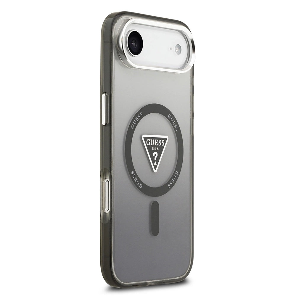 MagSafe futrola za Apple iPhone 17 Air, Guess, IML Gradient Triangle Logo, Crna