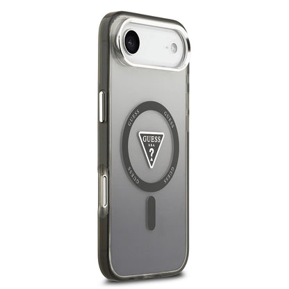 MagSafe futrola za Apple iPhone 17 Air, Guess, IML Gradient Triangle Logo, Crna