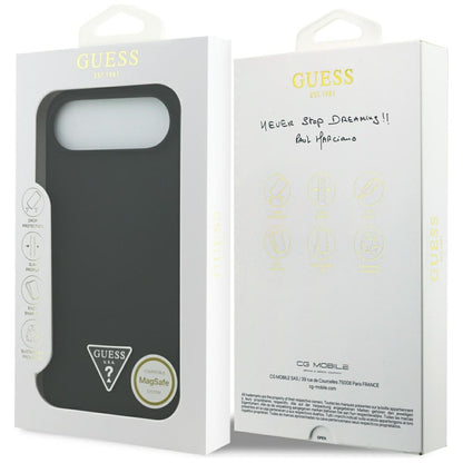 MagSafe futrola za Apple iPhone 17 Air, Guess, Triangle Logo, Crna