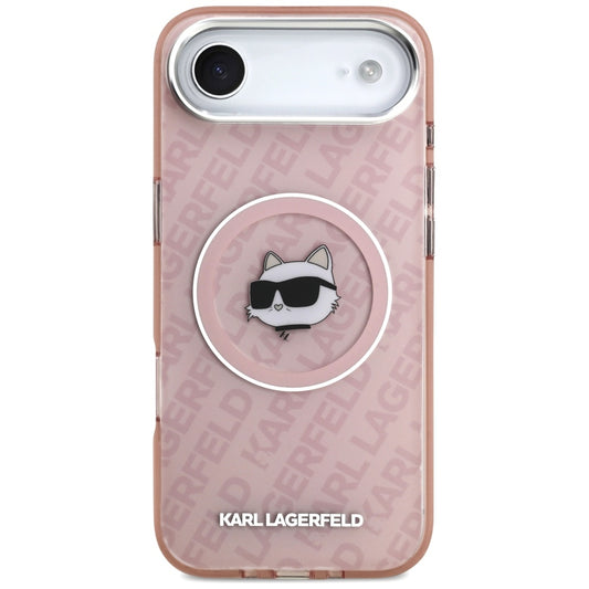 Futrola MagSafe za Apple iPhone 17 Air, Karl Lagerfeld, IML Choupette`s Head, Roza
