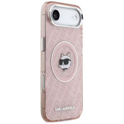 Futrola MagSafe za Apple iPhone 17 Air, Karl Lagerfeld, IML Choupette`s Head, Roza