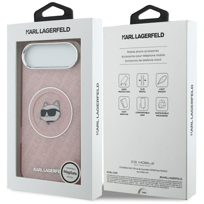 Futrola MagSafe za Apple iPhone 17 Air, Karl Lagerfeld, IML Choupette`s Head, Roza