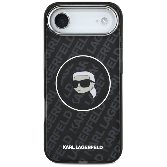 Futrola MagSafe za Apple iPhone 17 Air, Karl Lagerfeld, IML Karl`s Head, Crna