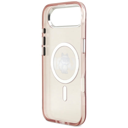 Futrola MagSafe za Apple iPhone 17 Air, Karl Lagerfeld, IML Sketch Logo Choupette, Roza
