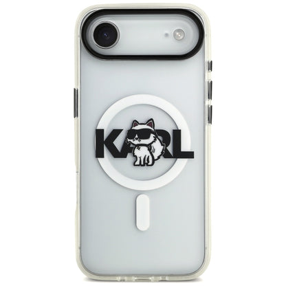 Futrola MagSafe za Apple iPhone 17 Air, Karl Lagerfeld, IML Sketch Logo Choupette, Prozirna