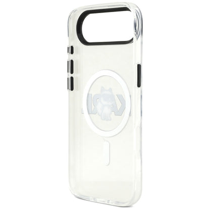 Futrola MagSafe za Apple iPhone 17 Air, Karl Lagerfeld, IML Sketch Logo Choupette, Prozirna