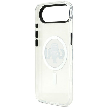 Futrola MagSafe za Apple iPhone 17 Air, Karl Lagerfeld, IML Sketch Logo Karl, Prozirna