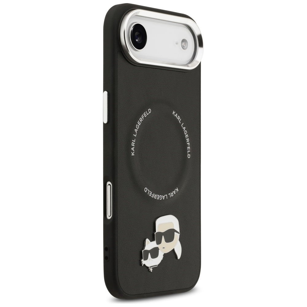MagSafe futrola za Apple iPhone 17 Air, Karl Lagerfeld, Karl & Choupette Pins, Crna