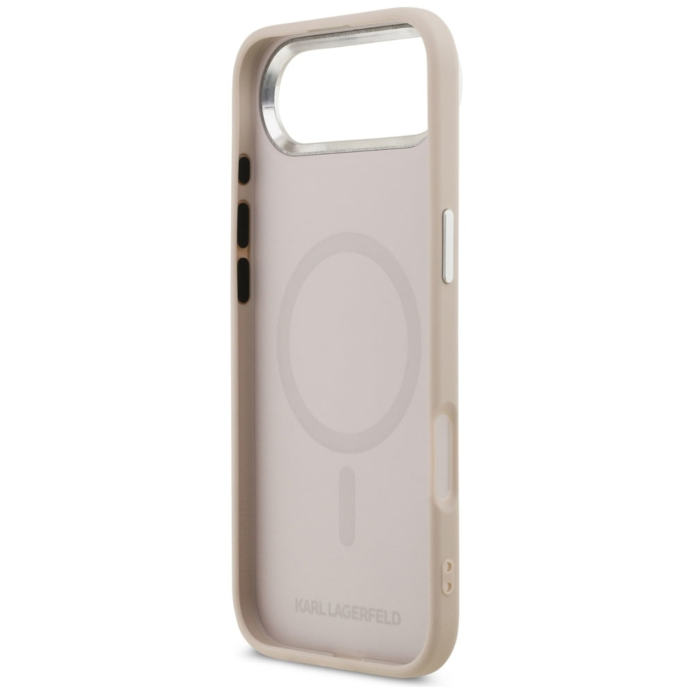 MagSafe futrola za Apple iPhone 17 Air, Karl Lagerfeld, Karl & Choupette Pins, Roza
