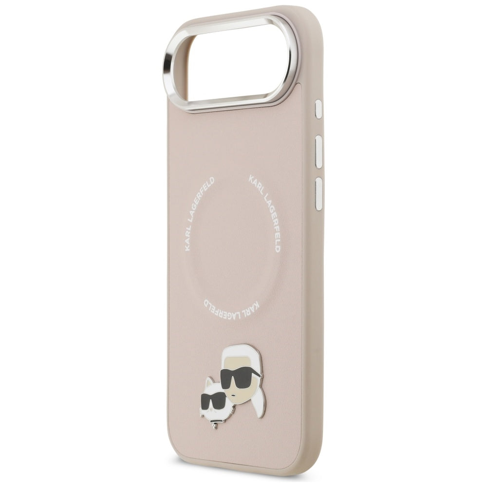 MagSafe futrola za Apple iPhone 17 Air, Karl Lagerfeld, Karl & Choupette Pins, Roza
