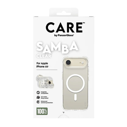 Futrola MagSafe za Apple iPhone 17 Air, PanzerGlass, Care Fashionable, Bijela Prozirna